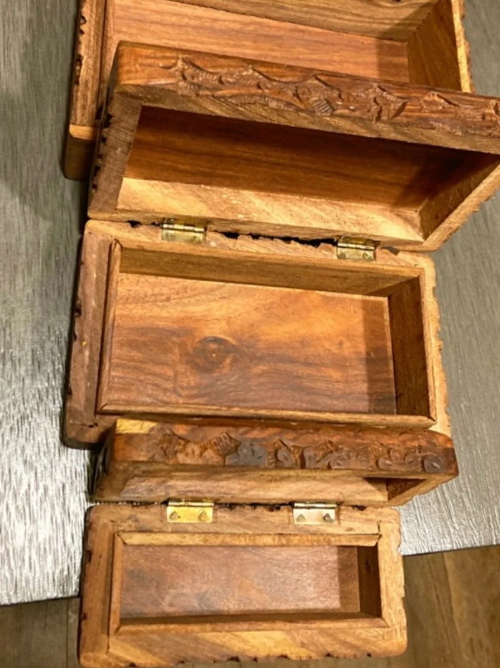 3pc Triple Moon Witch Tarot Box Set | Moon Phase Keepsake Boxes
